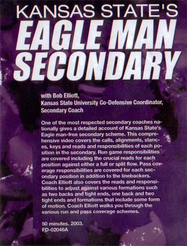 (Rental)-Kansas State's Eagle Man Secondary Bob Elliott